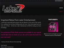 Tablet Screenshot of lakerentertainment.com